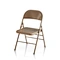 Folding metal chair